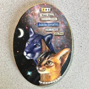 ORIGINAL ART - “ All is Bright in Time” Mixed Media Collage on Wood